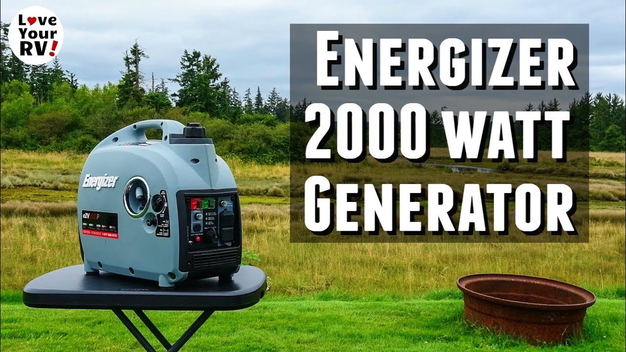Energizer 2000W Portable Generator Review (Model eZV2000P)