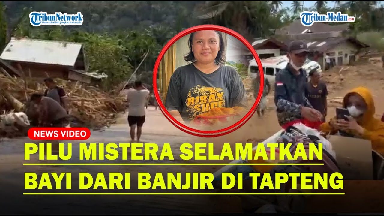 Rumah Hanyut, dan Harus Terjang Banjir Selama  2 Jam Untuk Bawa Bayinya yang Sekarat  ke RS