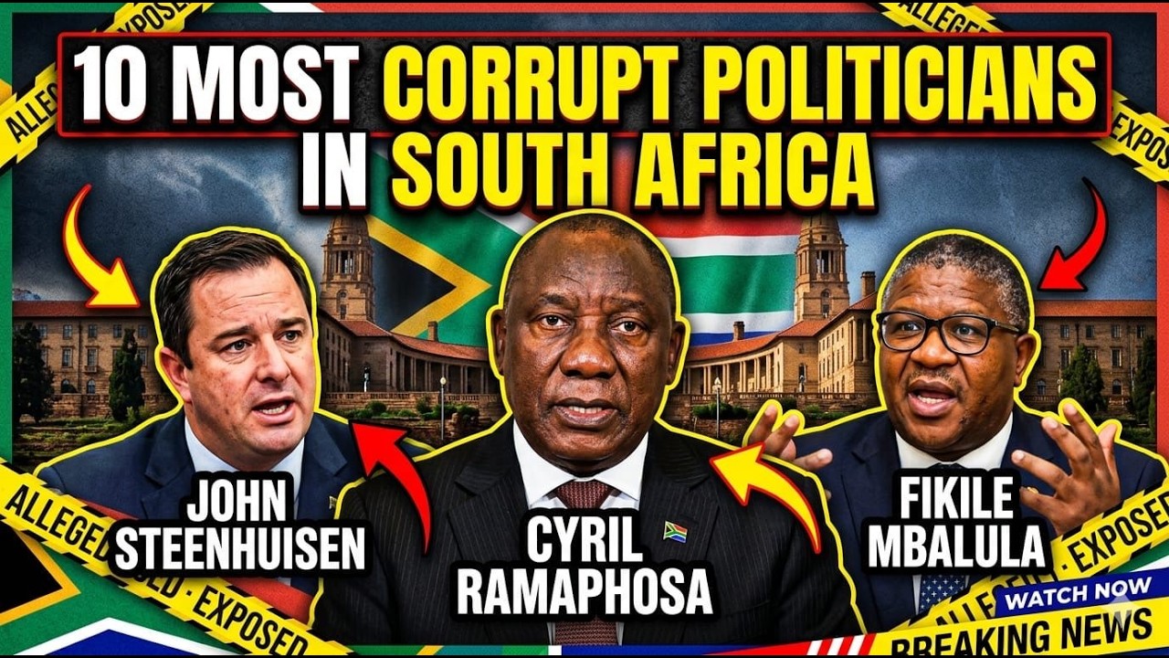 10 южноафриканских политиков, замешанных в крупных коррупционных скандалах (2026)