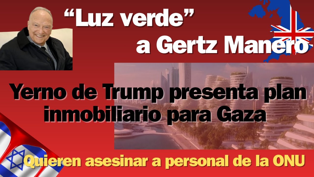 180 rascacileos para Gaz4: El m4cabr0 e inaudito plan de Jerd Kushner, yerno de Trump