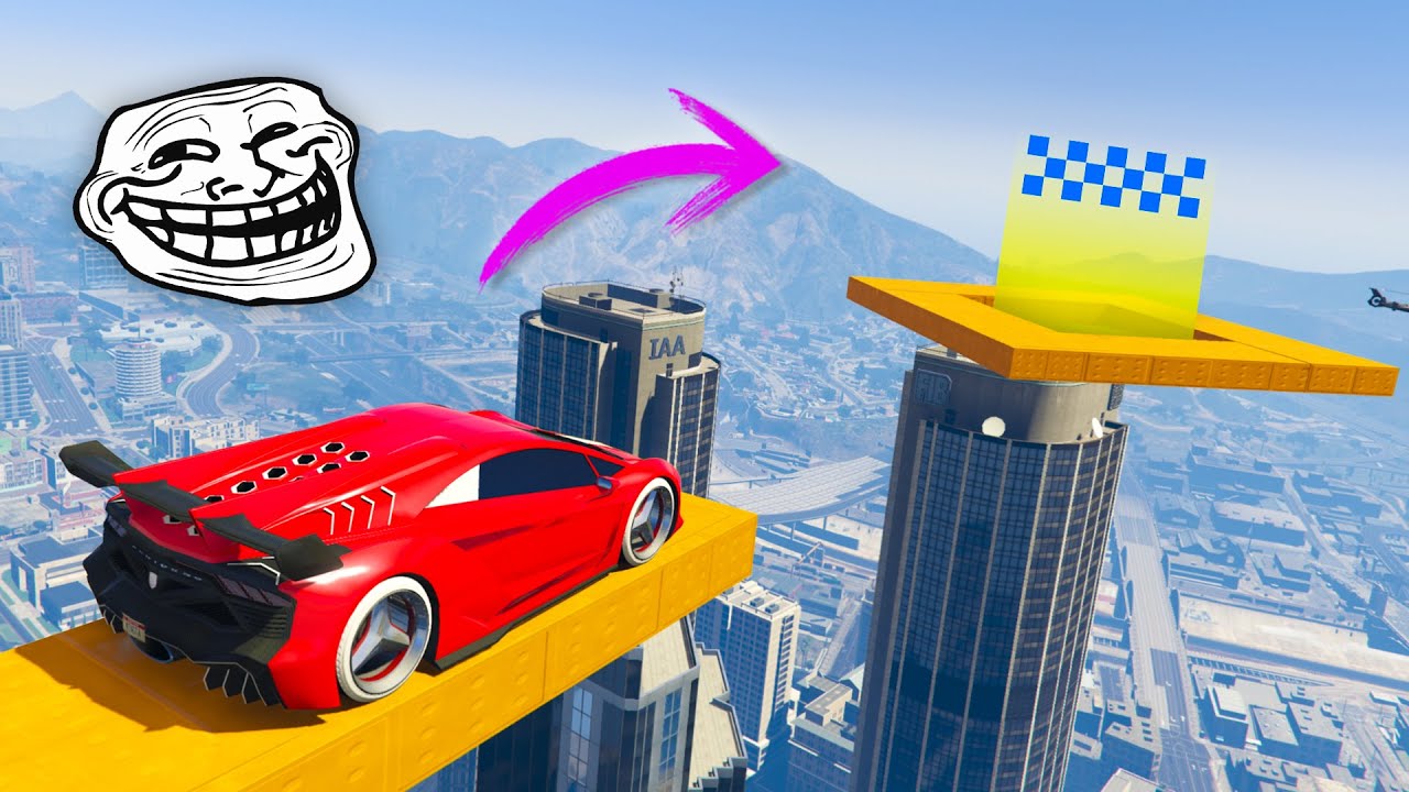 CARRERA TROLL INCREIBLE! ENCUENTRO UNA SOLUCIÓN DE SUERTE!! - GTA V ONLINE