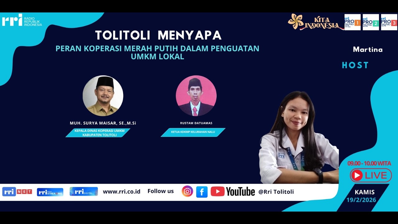 TOLITOLI MENYAPA - KAMIS, 19 FEBRUARI 2026