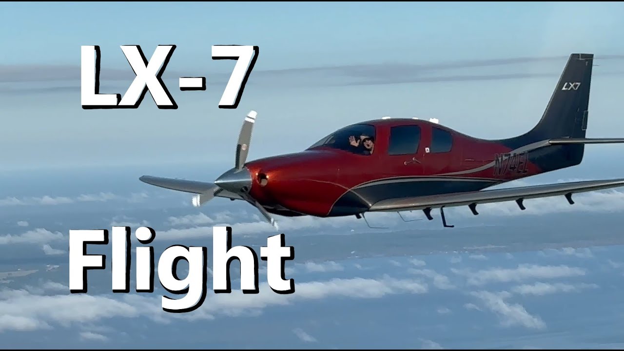 RDD LX-7 и Lancair 4P вылетают в Палатку 28J - Панель управления LX-7 и посадка. Авиация общего н...