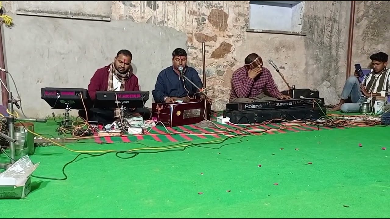 ऊत महाराज के भजन गायक कलाकार राजू मीणा रतनपुरा बस्सी नवरात्र धमाका 2024