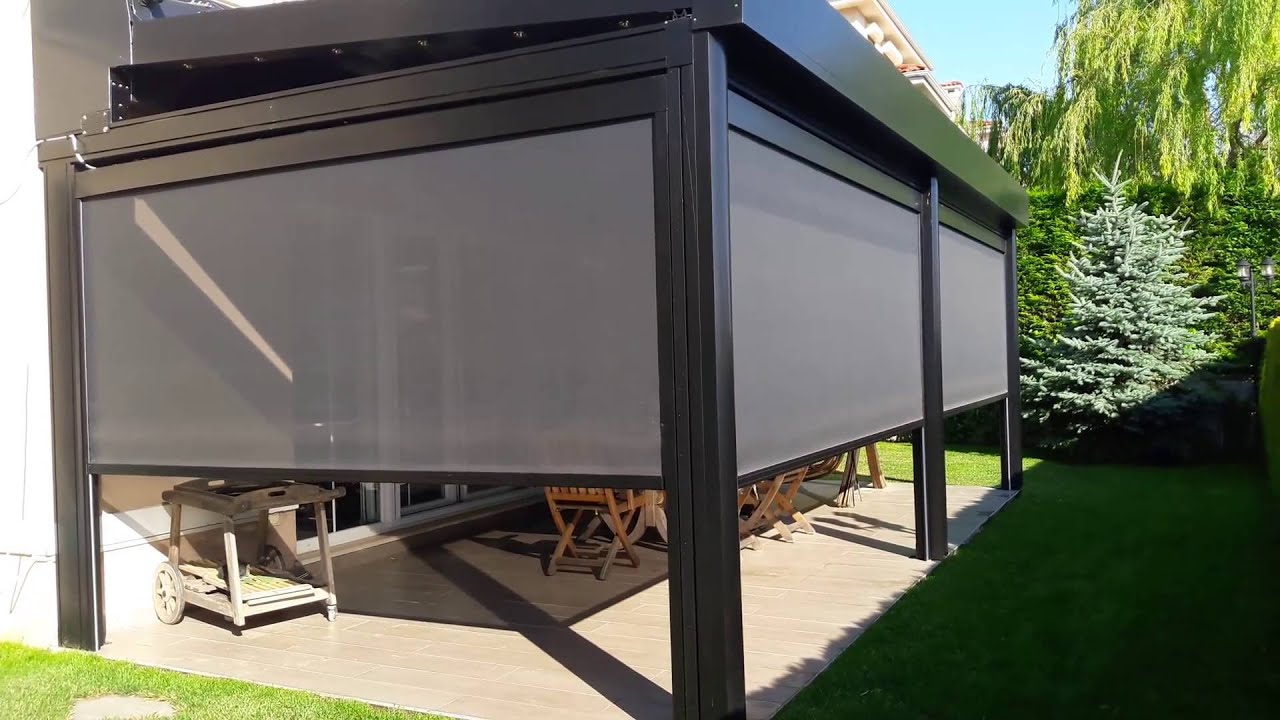 #zipperde #zipscreen #zipcurtain urtain  ZIP CURTAIN SYSTEMS - POLO PERGOLA - +90 216 343 3838
