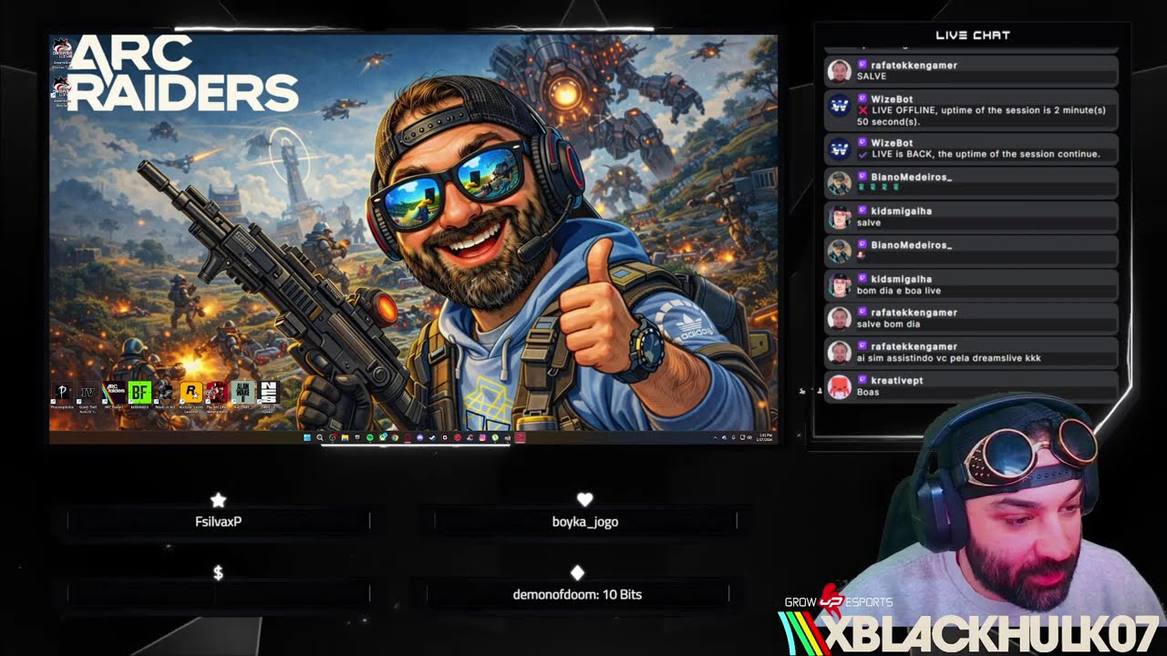 [PT/ENG] WAR AGAINST THE ARCS I ARC RAIDERS  @growupesportstv @growupgamingtv