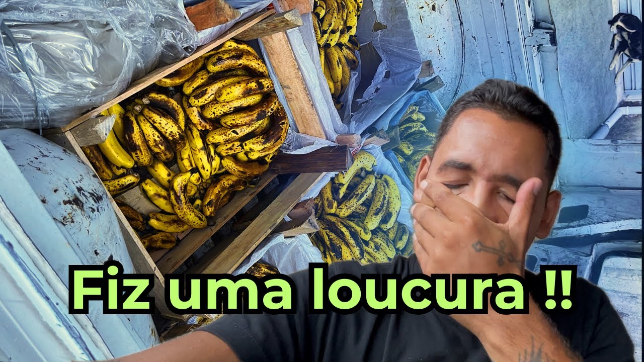 INVESTI 600 REAIS EM BANANA MADURA PARA VENDER NA RUA / TOMEI PREJU&Iacute;ZO ?