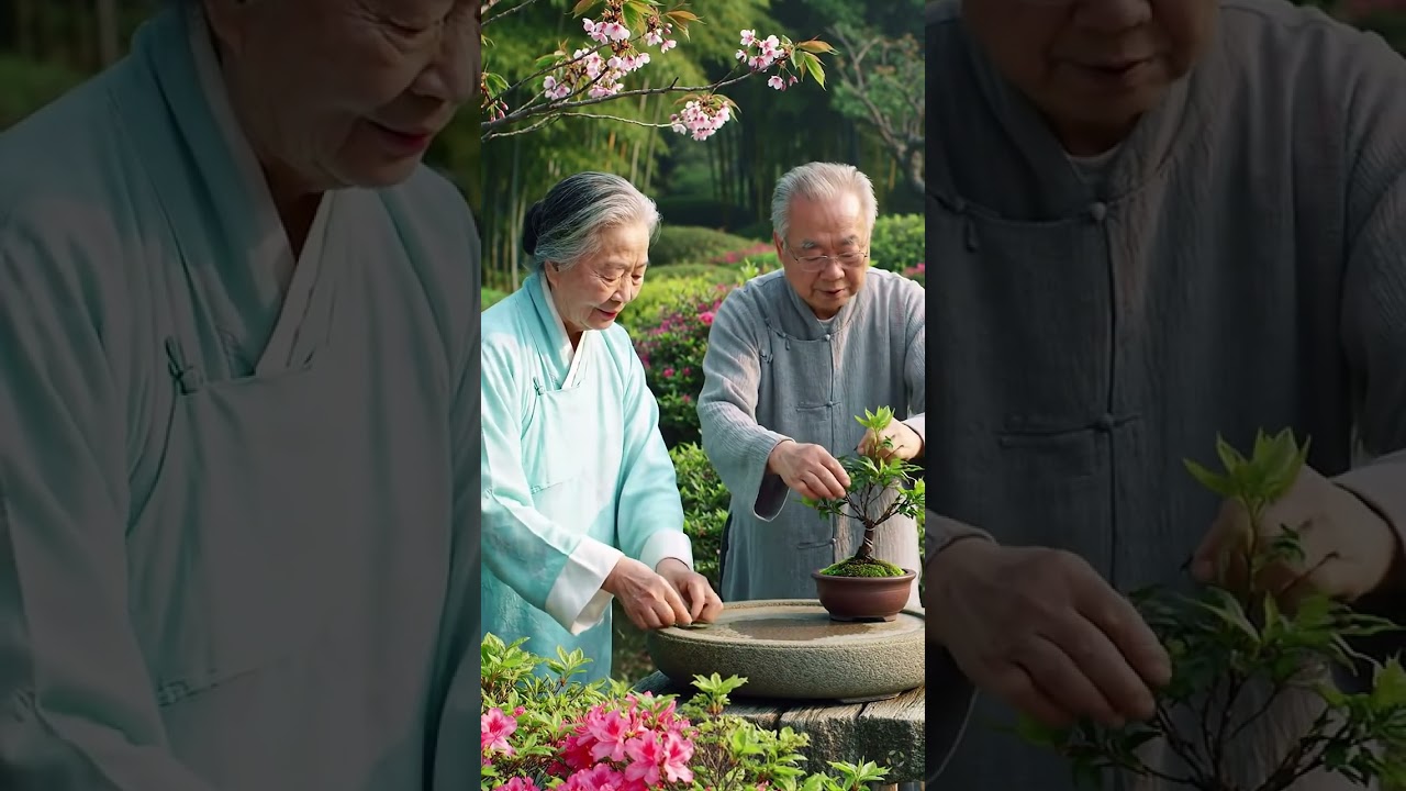 Morning Serenity in a Traditional Tea Garden