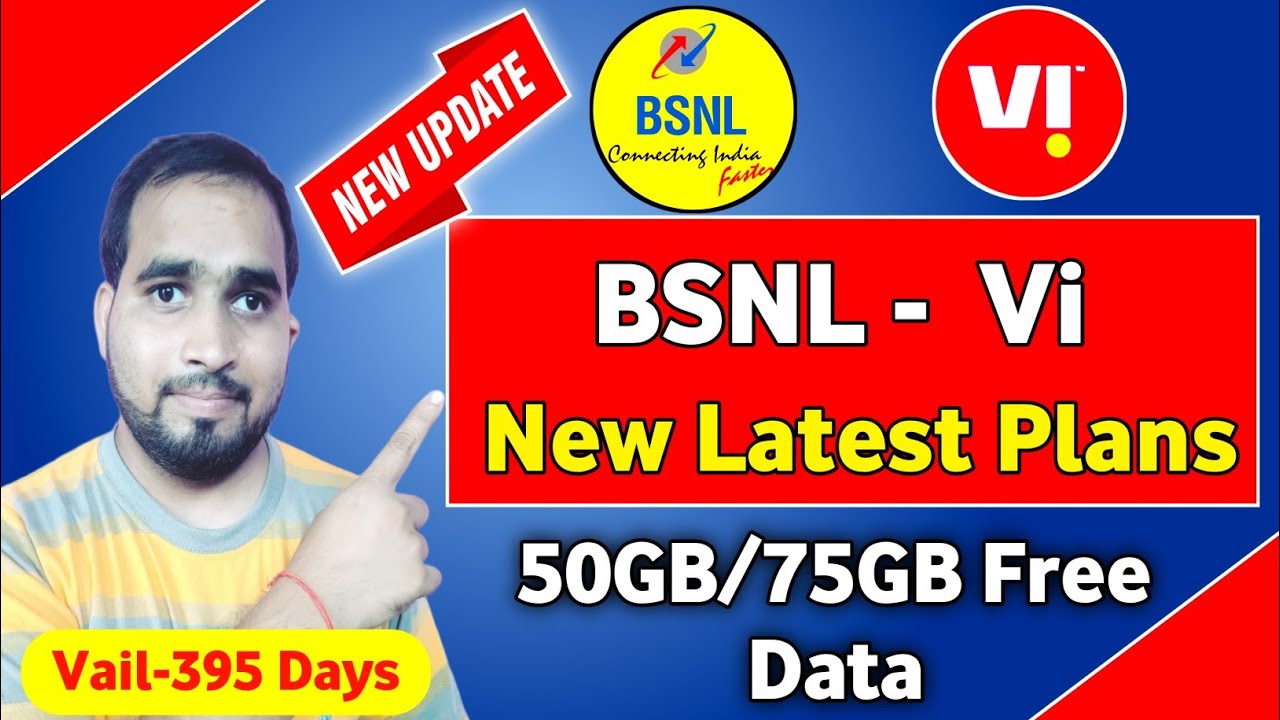 Bsnl & Vi Latest Vailidity Recharge Plans 😍 75GB Free Data || Bsnl Vailidity Plans || Bsnl 4g News