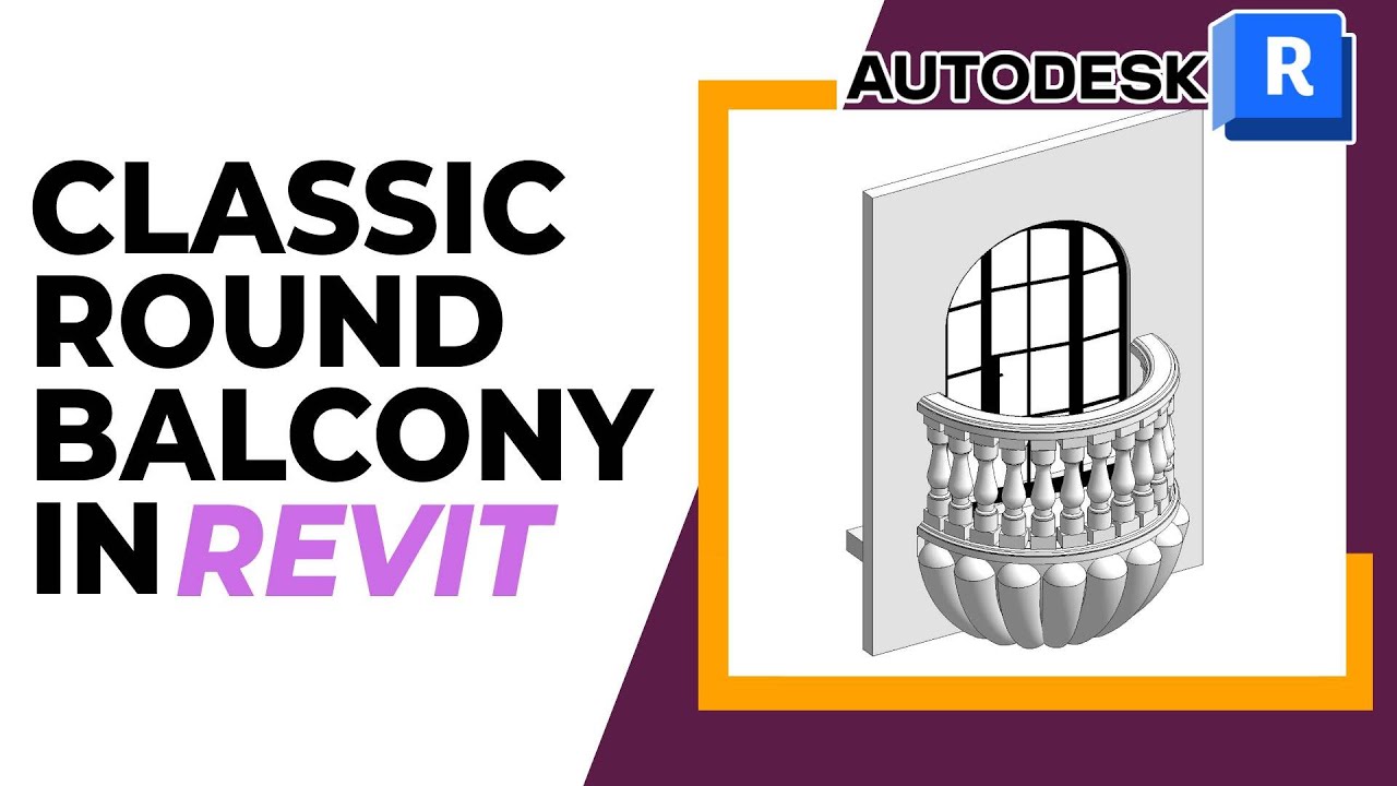 Revit Architecture: Classic Round Balcony Design