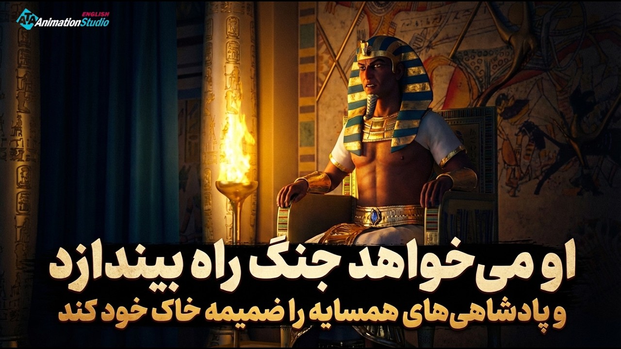او می‌خواهد جنگ راه بیندازد و پادشاهی‌های همسایه را ضمیمه خاک خود کند
