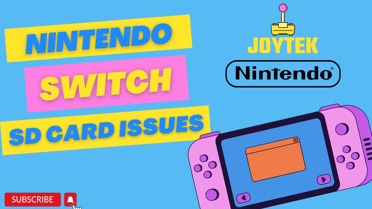 Nintendo Switch SD card error, don't buy dodgy cards