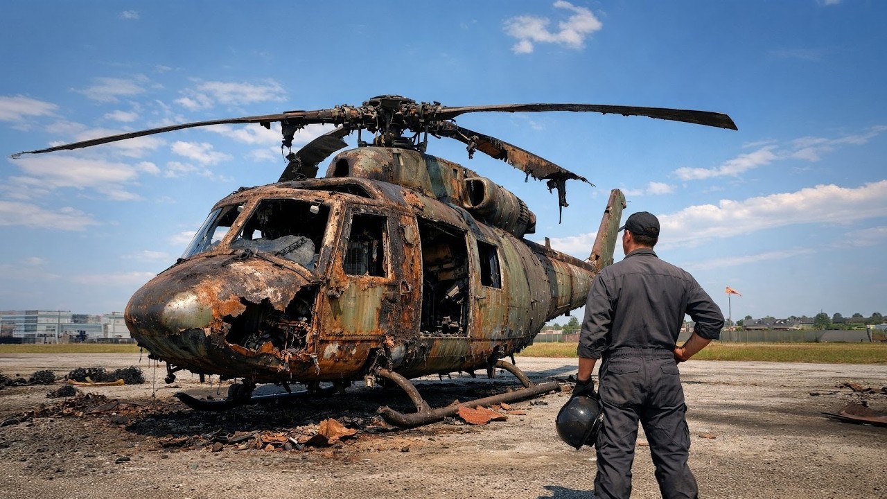 This Helicopter Was Declared Total Scrap… Then This Happened