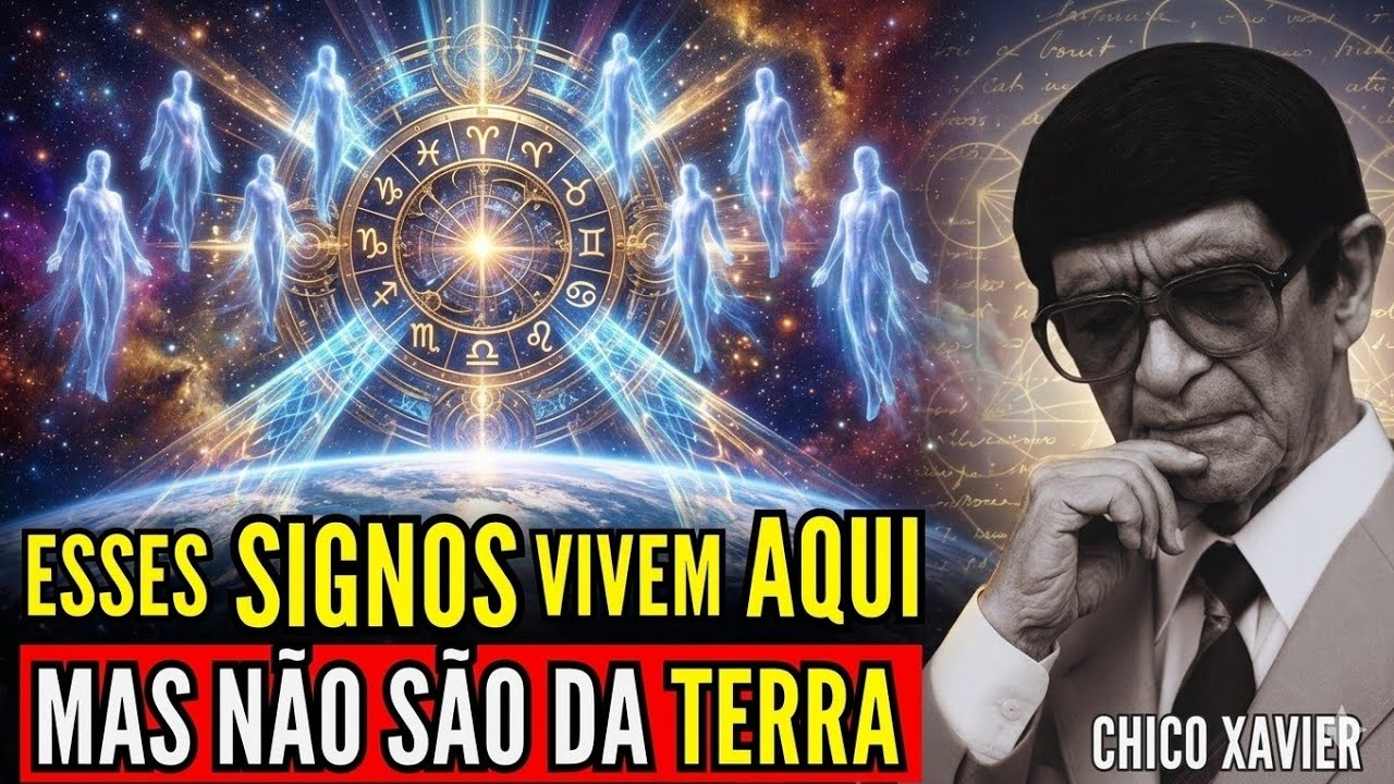 Chico Xavier Revela Apenas 4 Signos NÃO São da Terra!