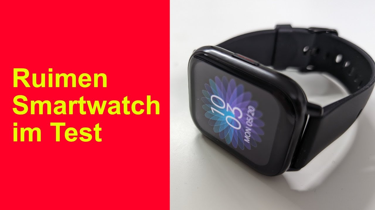 Die Ruimen Smartwatch im Test - nicht schlecht für den Preis, aber es geht besser.