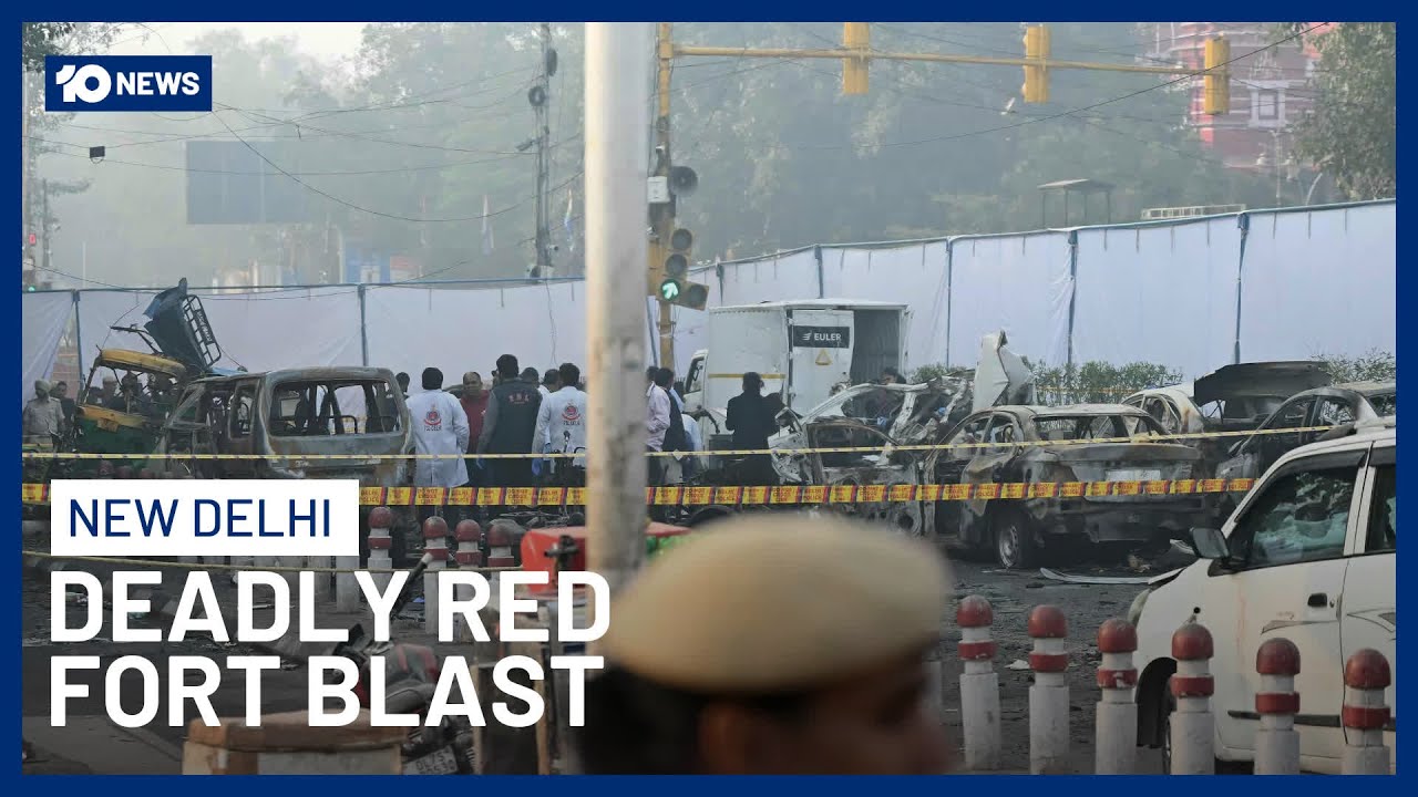 At Least Eight Killed After Car Explodes Near Red Fort In New Delhi | 10 News