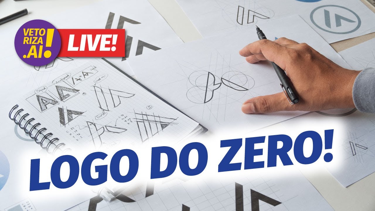 AO VIVO! – Criando projetos de LOGO DO ZERO!