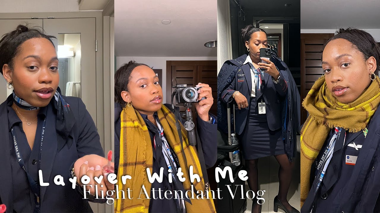 Layover With Me | Night & Morning Routine | Flight Attendant Vlog