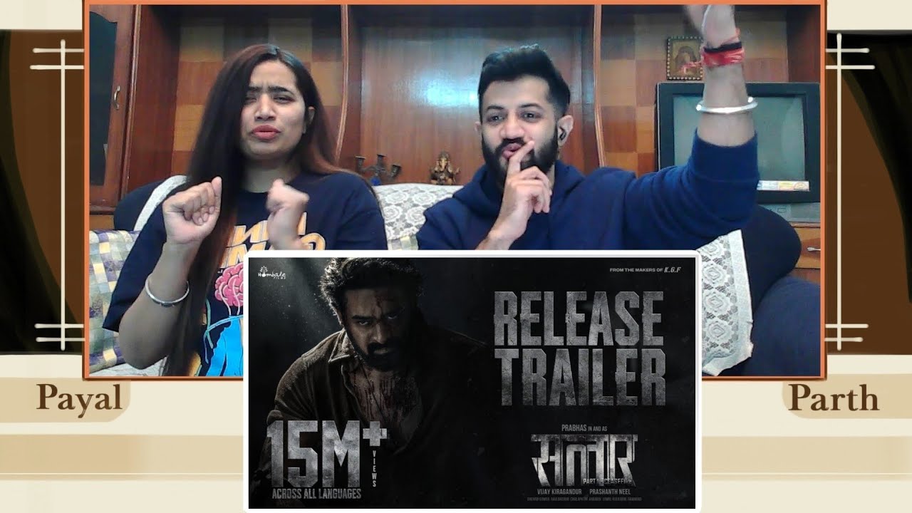 Salaar Hindi Release Trailer | Prabhas | Prashanth Neel | Prithviraj | Shruthi | Reaction | TTS