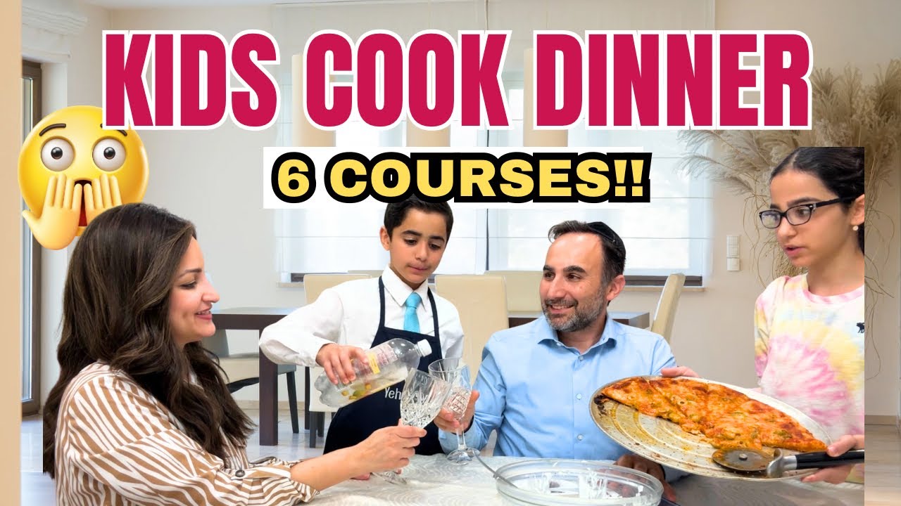 Our Kids Surprised Us with a 6-Course Dinner | Sweetest Family Night Ever