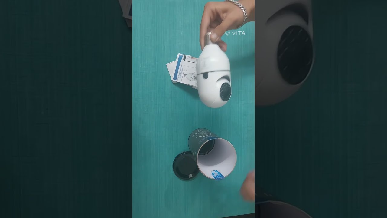 IFITech 2MP HD Bulb Type PTZ Indoor HD CCTV Wireless Camera | Security Camera Security Camera