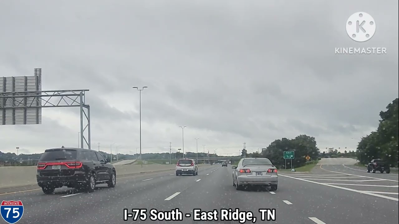 Crossing Back Into Georgia From Tennessee - I-75 South - JoshtheYouTuber