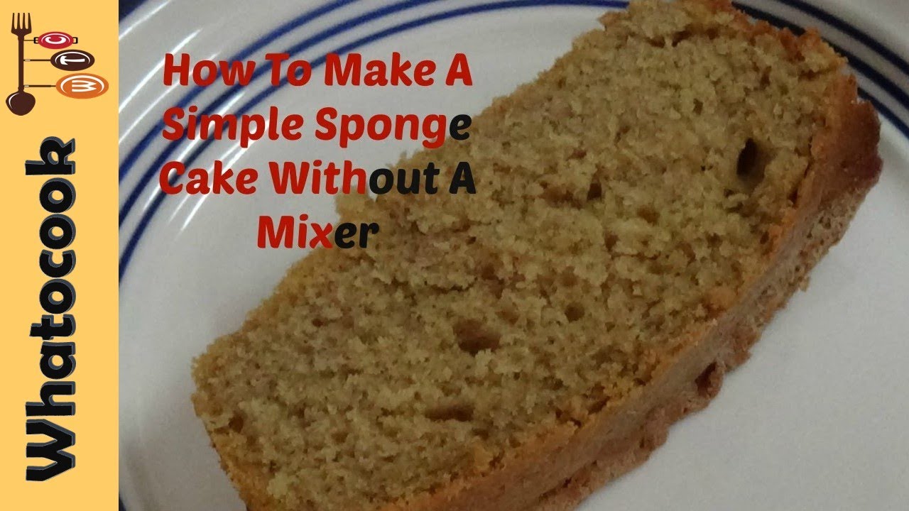 Trinidad 🇹🇹 Sponge Cake🍰 Without A Mixer | #FlavorfulEatz | WhaTooCook.com