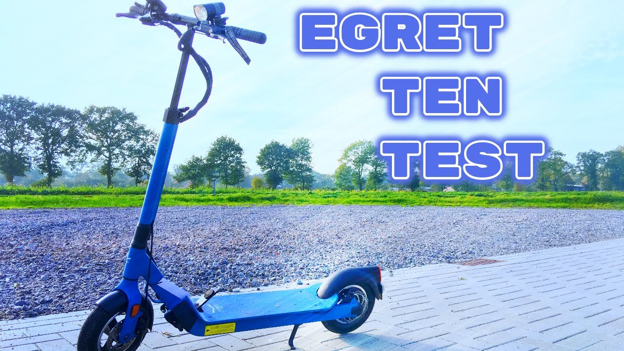 EGRET TEN V4 Test, Review, Unboxing, max. Reichweite, Bremstest, E-SCOOTER #egrettenv4