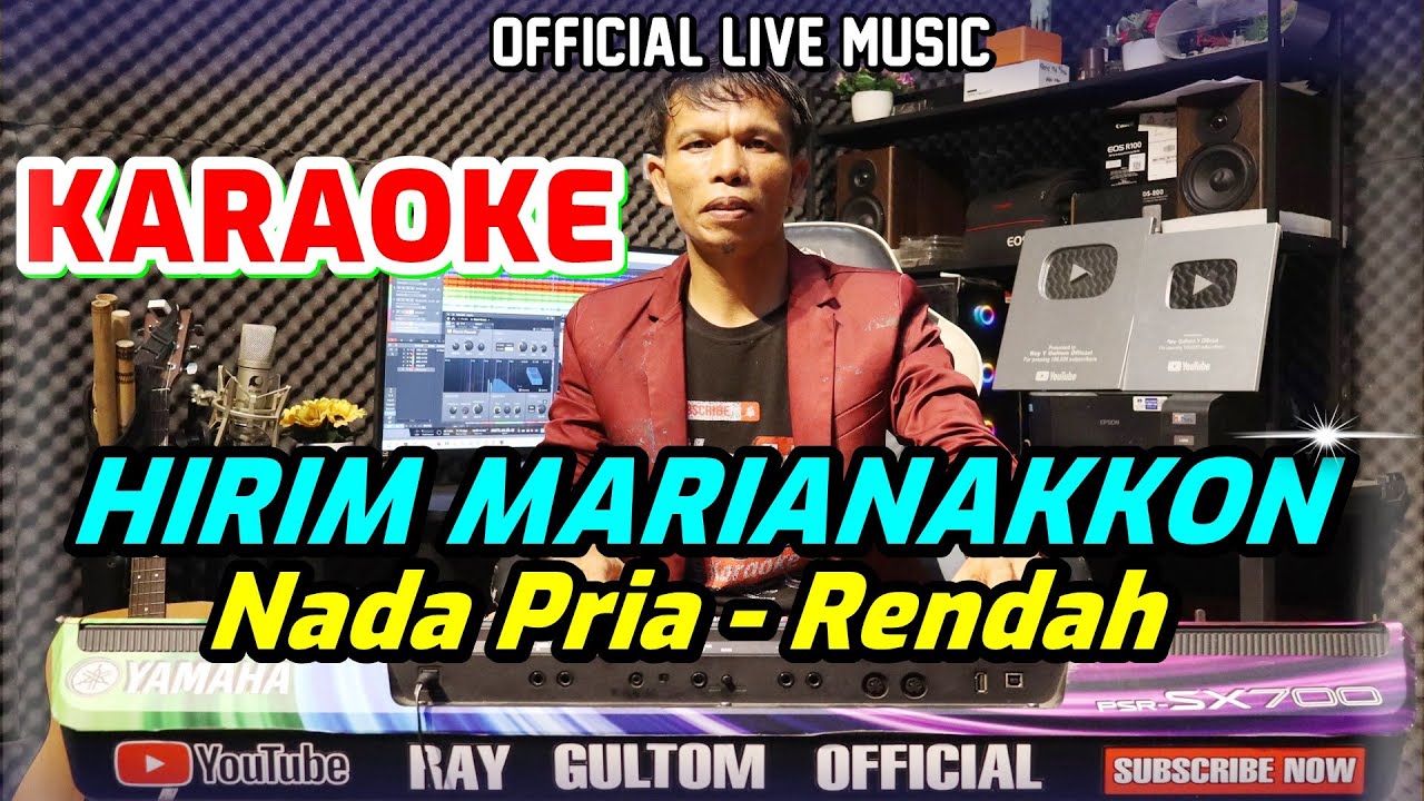KARAOKE HIRIM MARIANAKKON - NADA RENDAH PRIA BES = DO