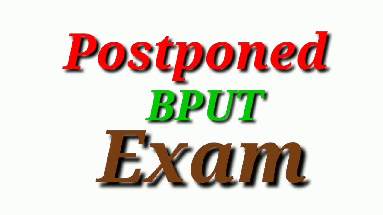 Students Appeal || Postponed BPUT exam || Cancel BPUT exam ||
