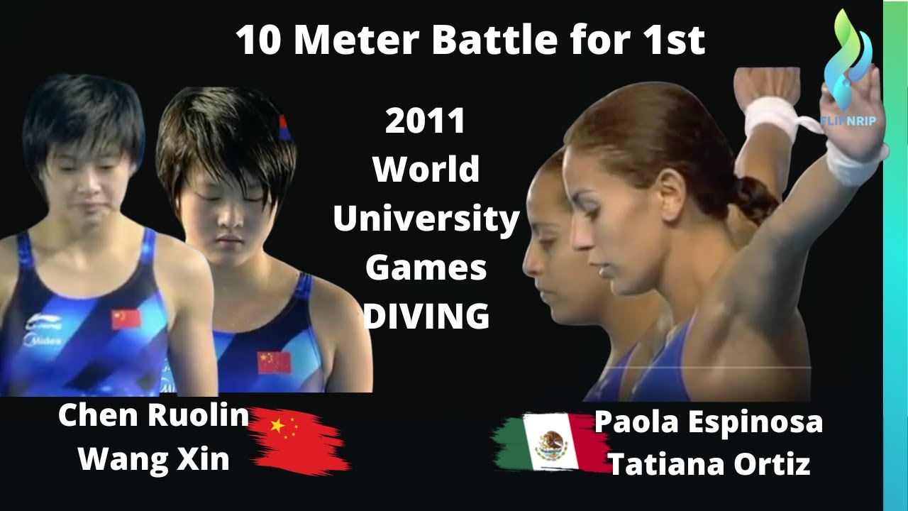 2011 Women Diving University Games - Paola Espinosa Tatiana Ortiz vs Chen Ruolin & Wang Xin