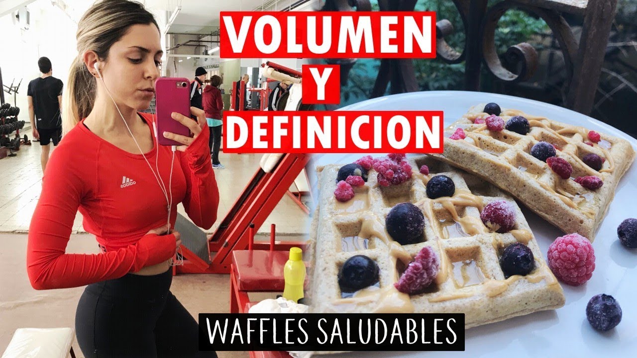 WAFFLES SALUDABLES | VOLUMEN Y DEFINICION