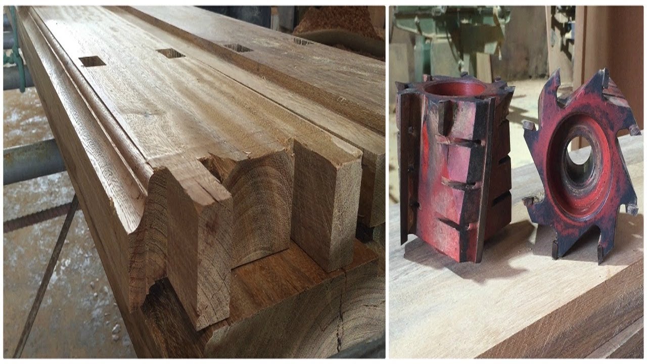 Amazing Semi-Automatic Multisaw Milling Machinery Working // Making Wooden Main Frame Door Easiest