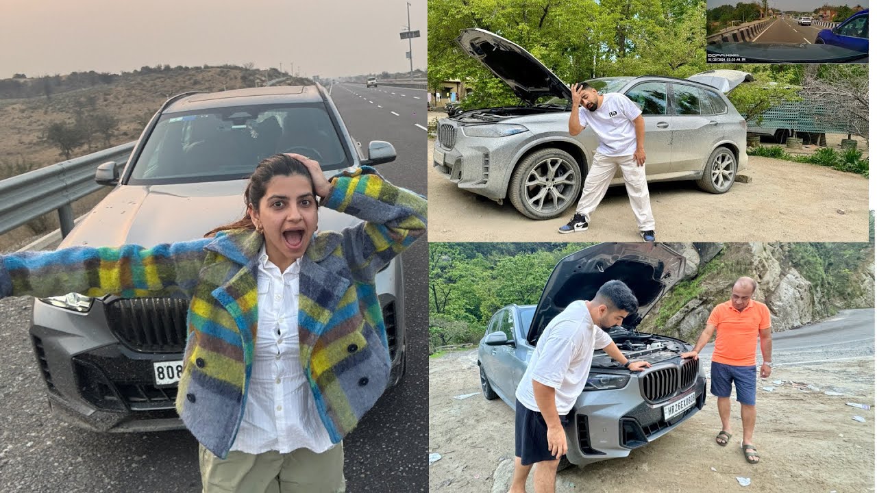 BMW ka Accident Hogya Jaipur mai 😨 Delhi to Jaipur in 2 mins *Delhi Mumbai Expressway