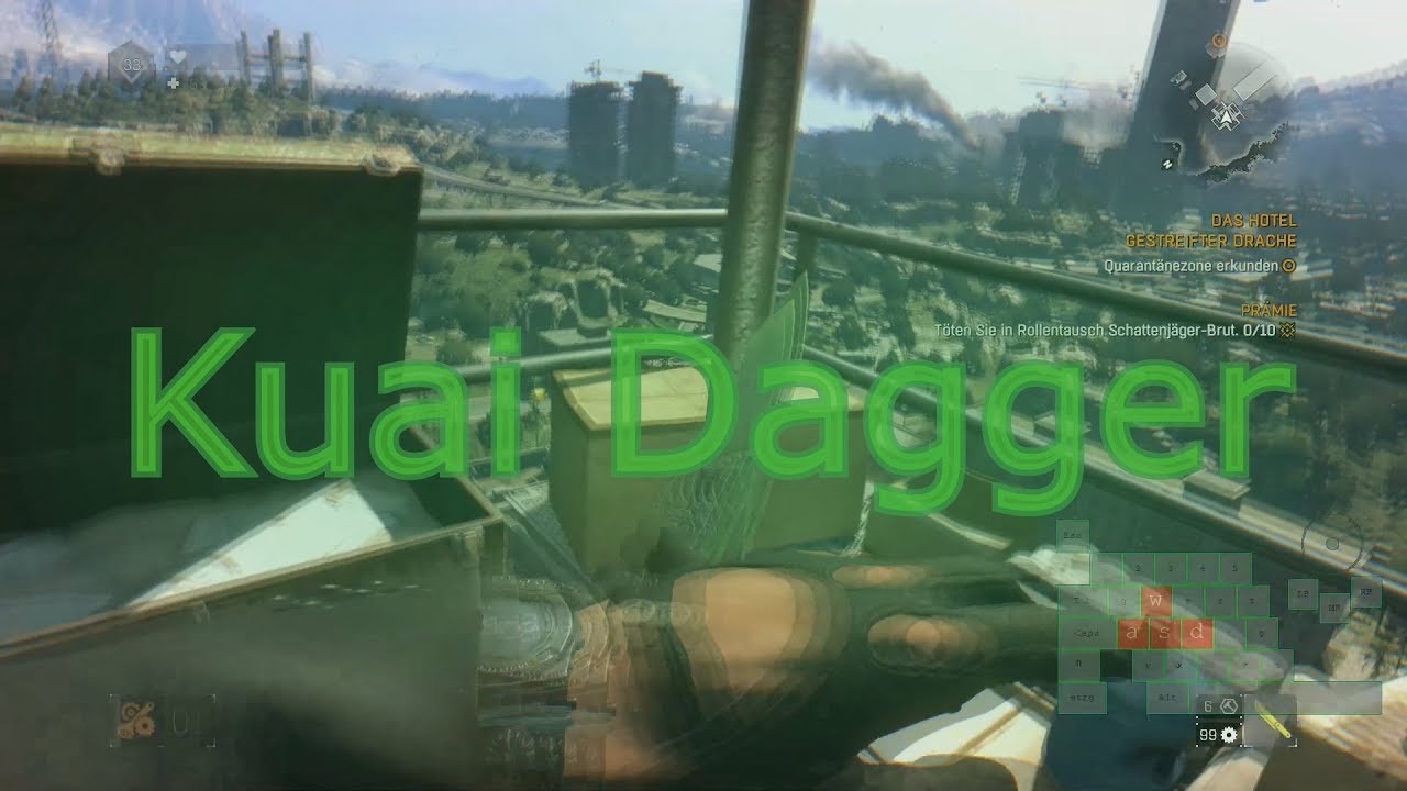 Dying Light, easy Kuai Dagger run with shortcuts.