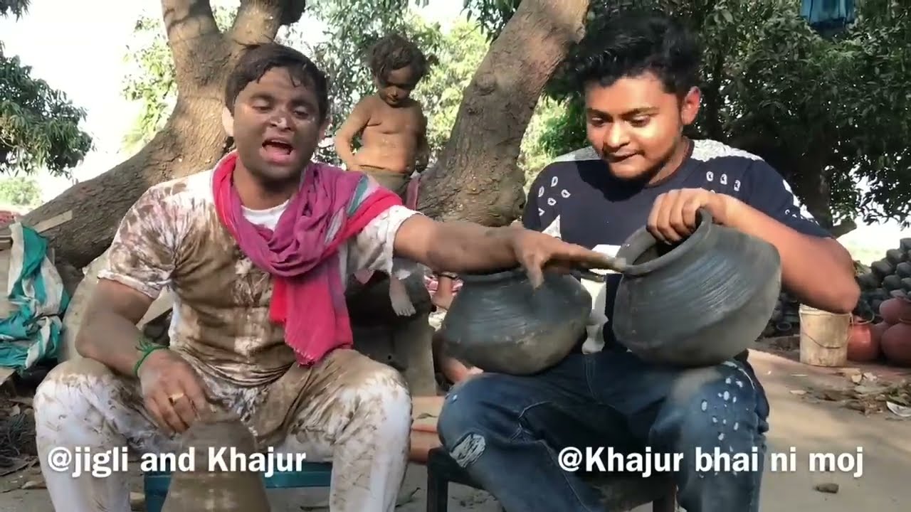 ખજુરભાઈ માટલાવાળા - khajur bhai ni moj - gujarati comedy video