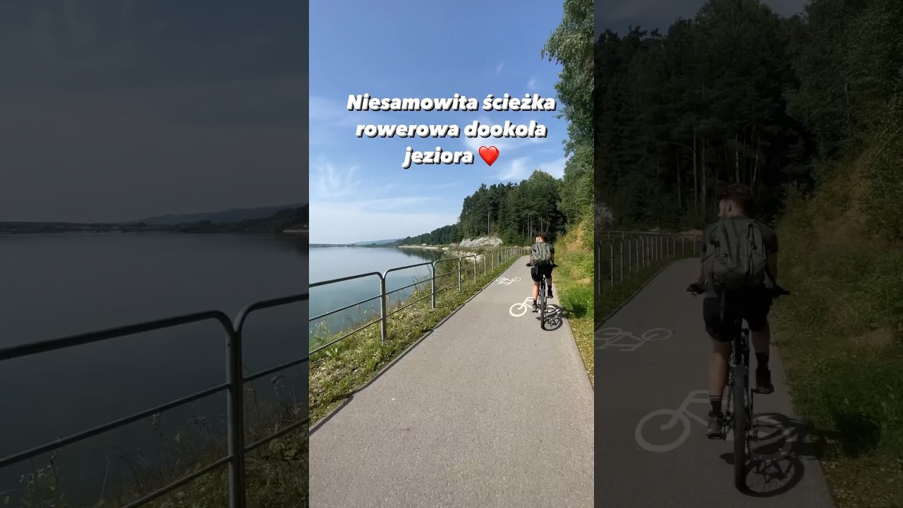 Niesamowita trasa rowerowa wokół jeziora ❤️🌊