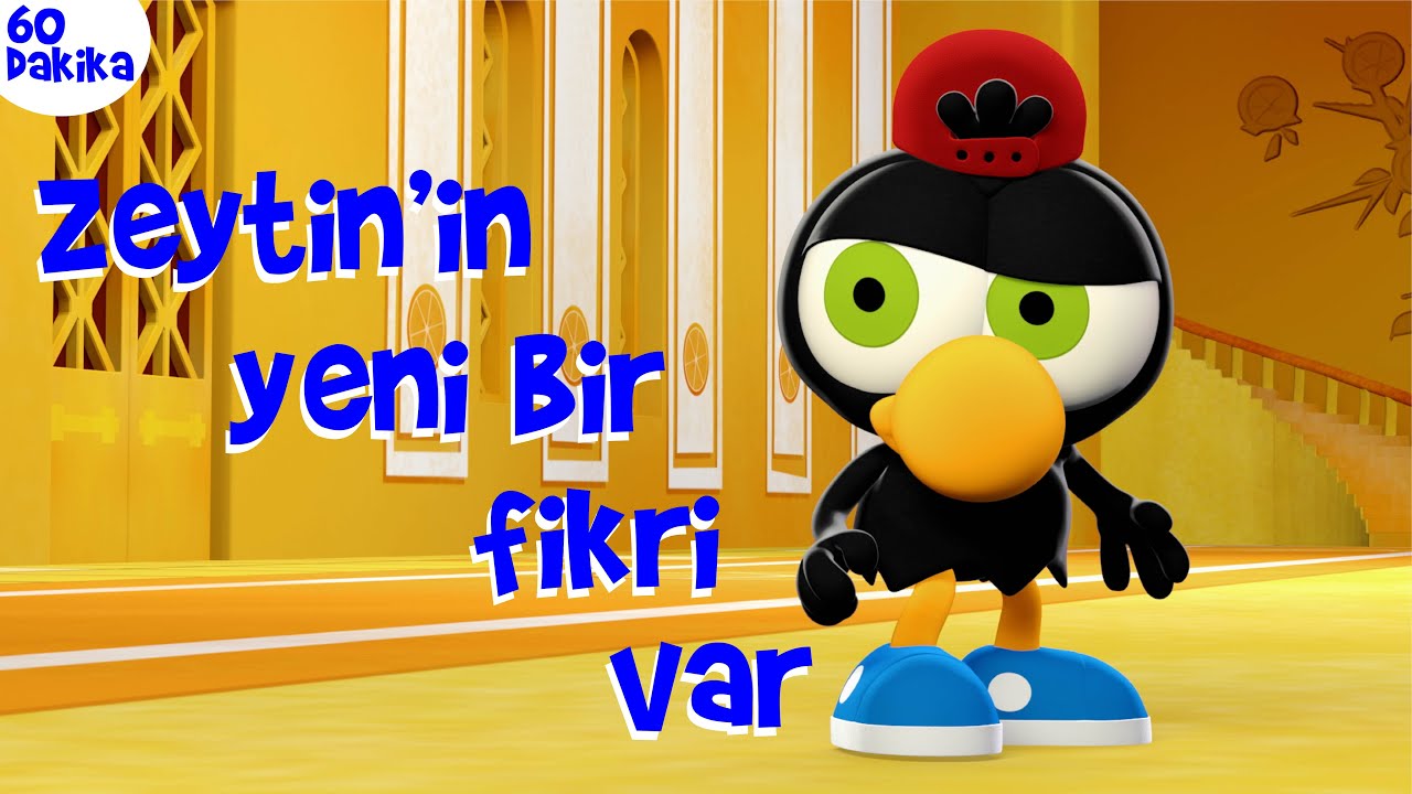 1 SAAT TÜRKÇE ÇİZGİ FİLM - Limon ile Zeytin 🤪😁  #95 - Zeytin'in Muzip Fikri! 🤪😁 | TRT Çocuk