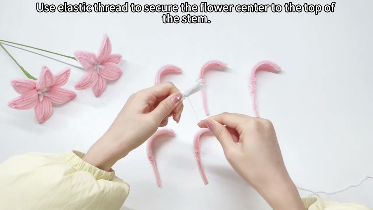 Lesson 2 |  Making light pink lilies