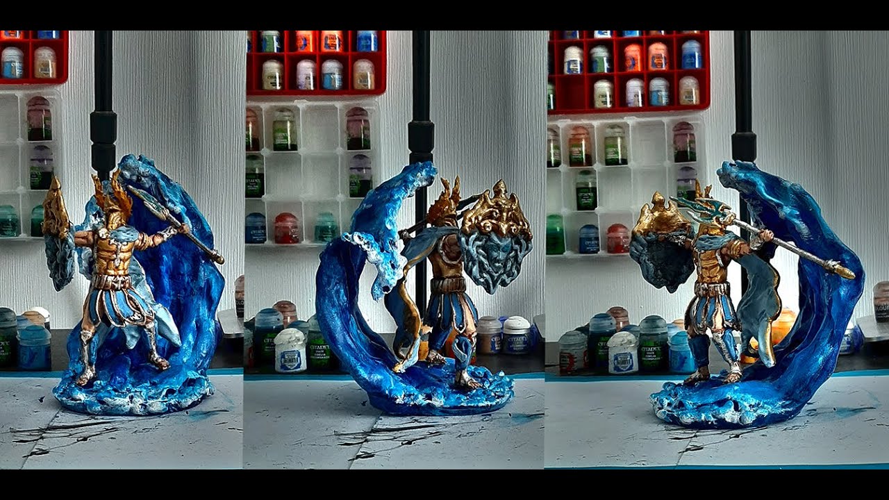 Perseus pantheon - League of Legends figure. Modeling, sculpting and painting