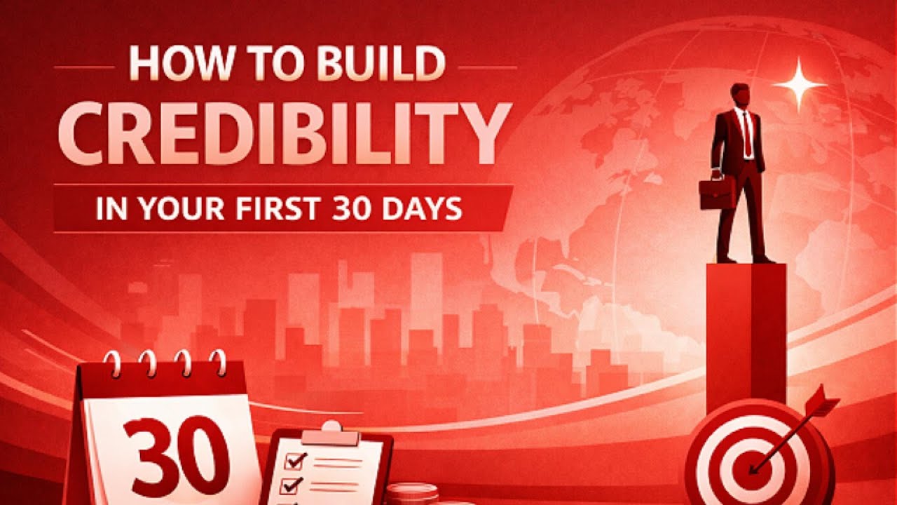 How to Build Credibility in Your First 30 Days