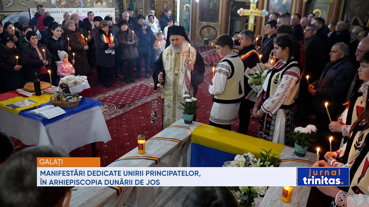 Manifestări dedicate Unirii Principatelor, în Arhiepiscopia Dunării de Jos