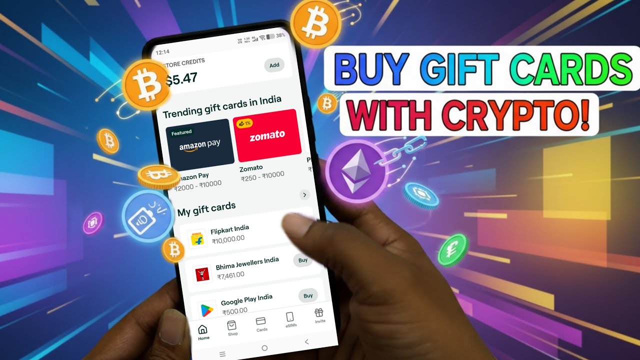 Как купить подарочные карты за криптовалюту 🔥 Пошаговое руководство