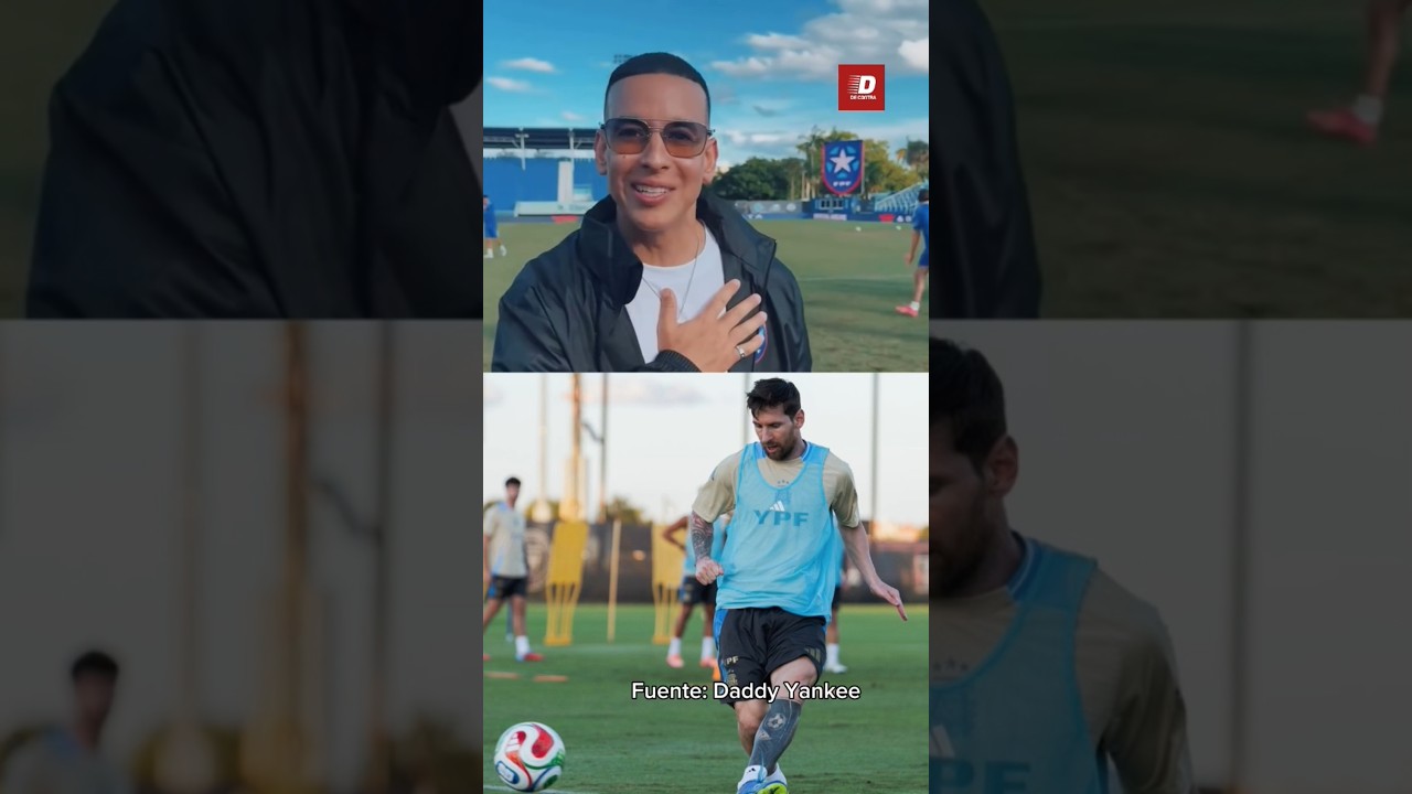 DADDY YANKEE visit&oacute; los ENTRENAMIENTOS de la SELECCI&Oacute;N de PUERTO RICO y de ARGENTINA #shorts #futbol
