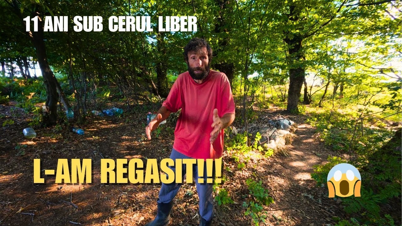 L-am regăsit pe Laurențiu – omul care a trăit 11 ani sub cerul liber. Ne-a vorbit despre credință