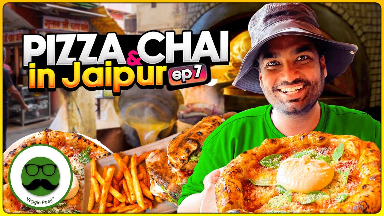 Ultimate Jaipur Food Tour EP 7 | Gulab Ji Chai , Napoli Pizza & More | Veggie Paaji