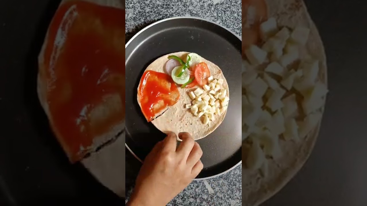 Chapati sandwich recipe #shorts