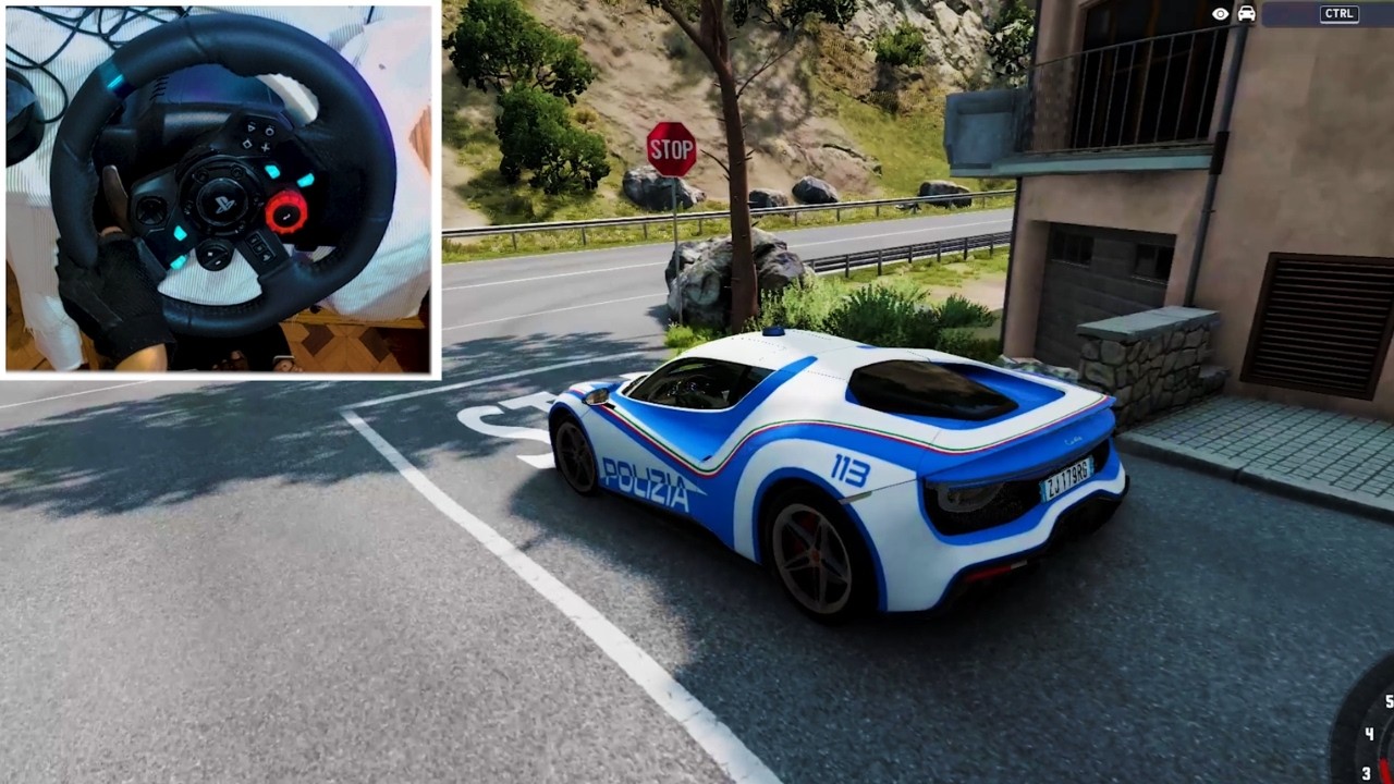 Realistic  Supercar Drive  |Logitech g29 Steering Wheel Gameplay- Beamng