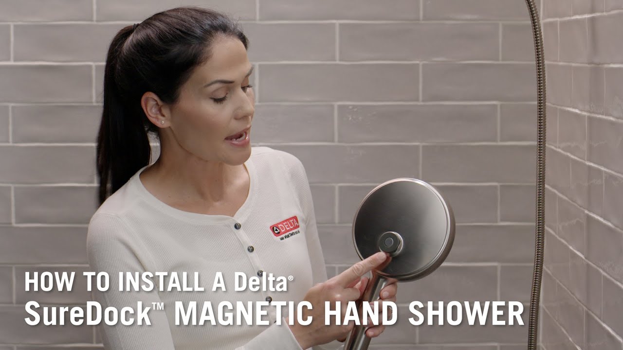 How to Install a Delta SureDock&trade; Magnetic Hand Shower