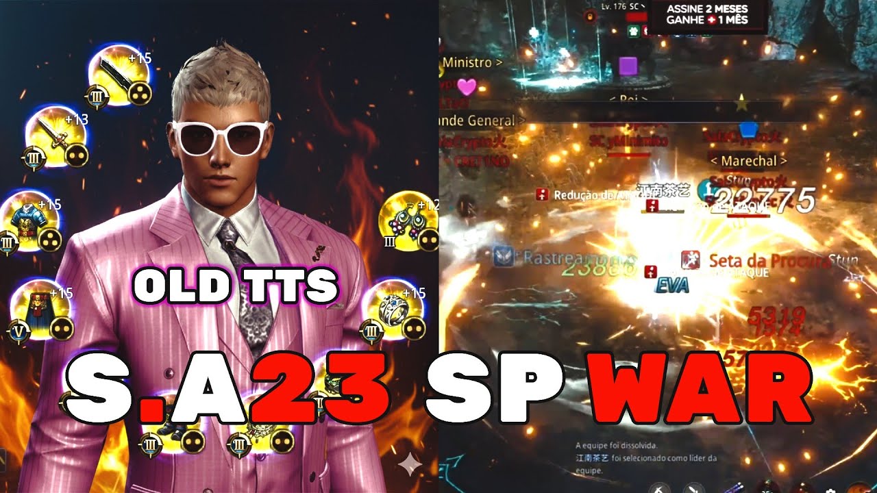 S.A23 SP WAR | OLD TTS PT VS 77/SC TEAM | MIR4